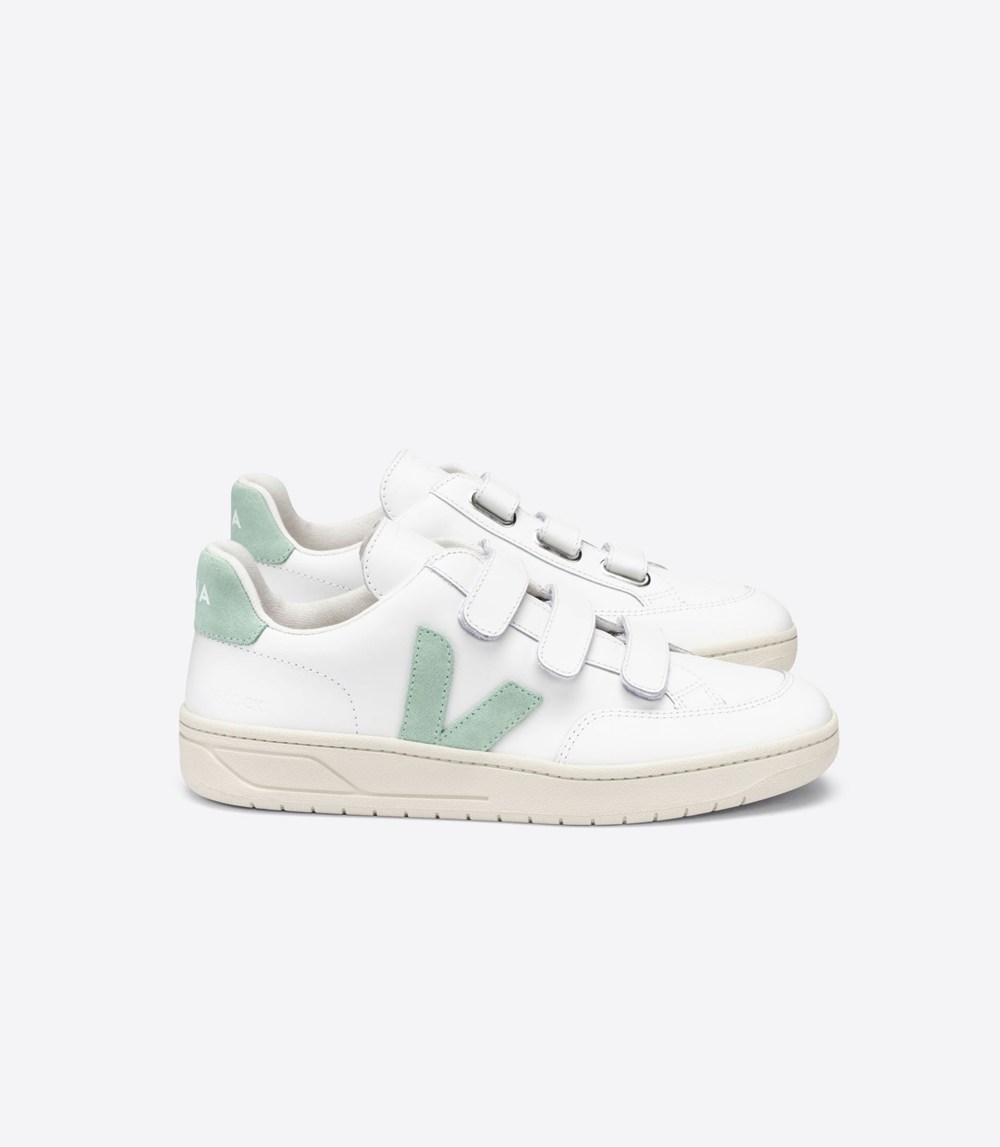 Veja Sneakers Dam - V-Lock Läder - Vita - 948250-GBR